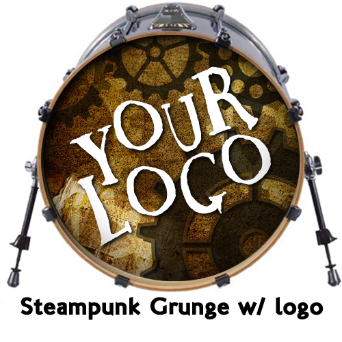 Custom 22" Bass Drum Head Decals Skin Wrap Kick Sticker Vinyl FREE